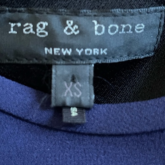 NWOT Rag & Bone | Harper Jersey Colorblock Swing Dress (XS) - Picture 6 of 9